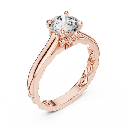 Solitaire Diamond Engagement Ring