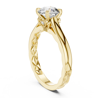 Solitaire Diamond Engagement Ring