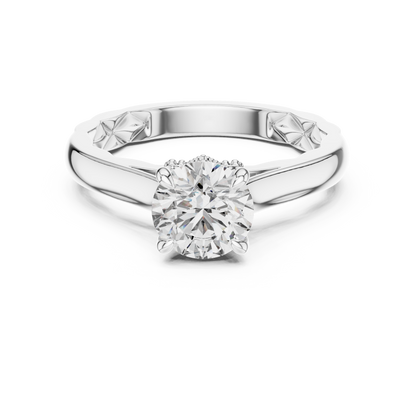 Solitaire Diamond Engagement Ring