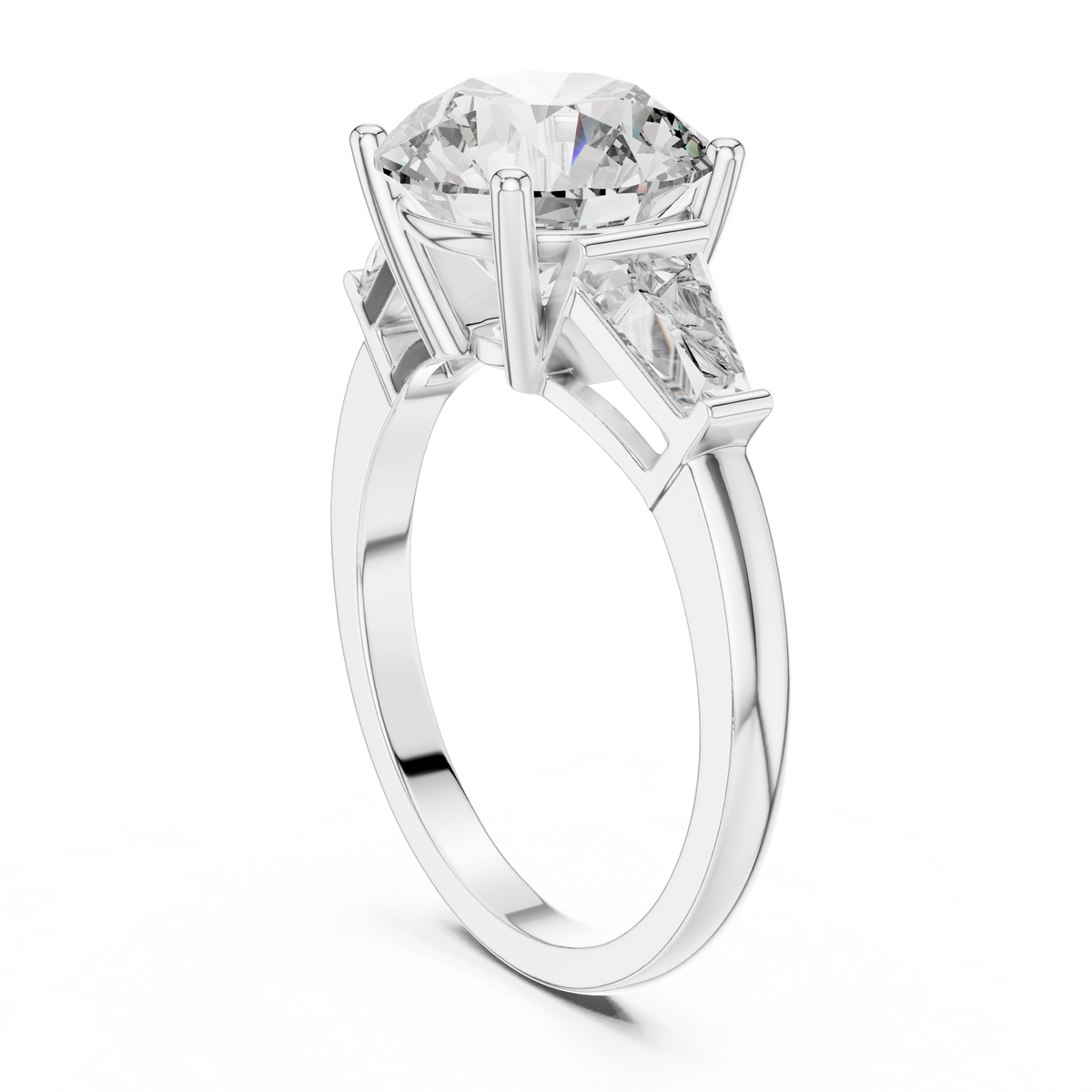 Round Cut Diamond Engagement Ring