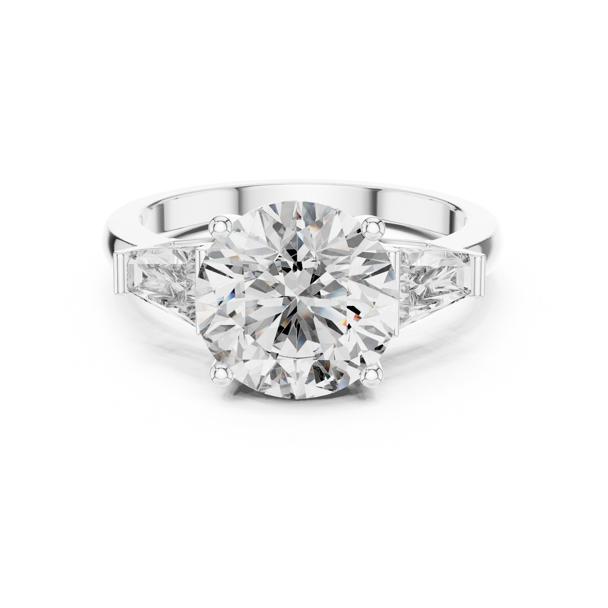 Round Cut Diamond Engagement Ring