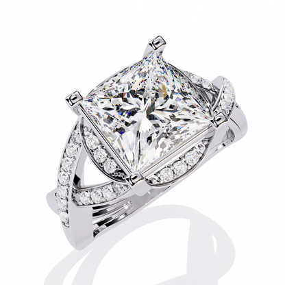 Princess Cut Diamond Engagement Ring