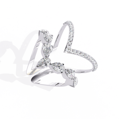 Butterfly Wing Wrap Ring