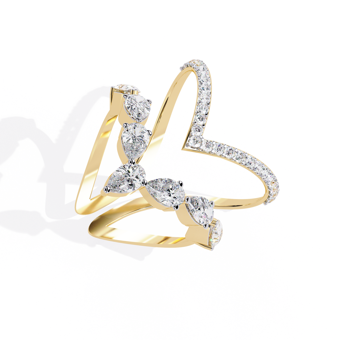 Butterfly Wing Wrap Ring