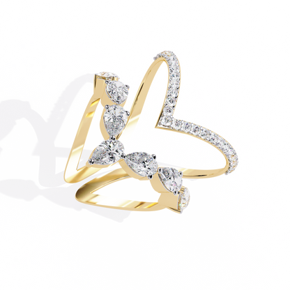 Butterfly Wing Wrap Ring