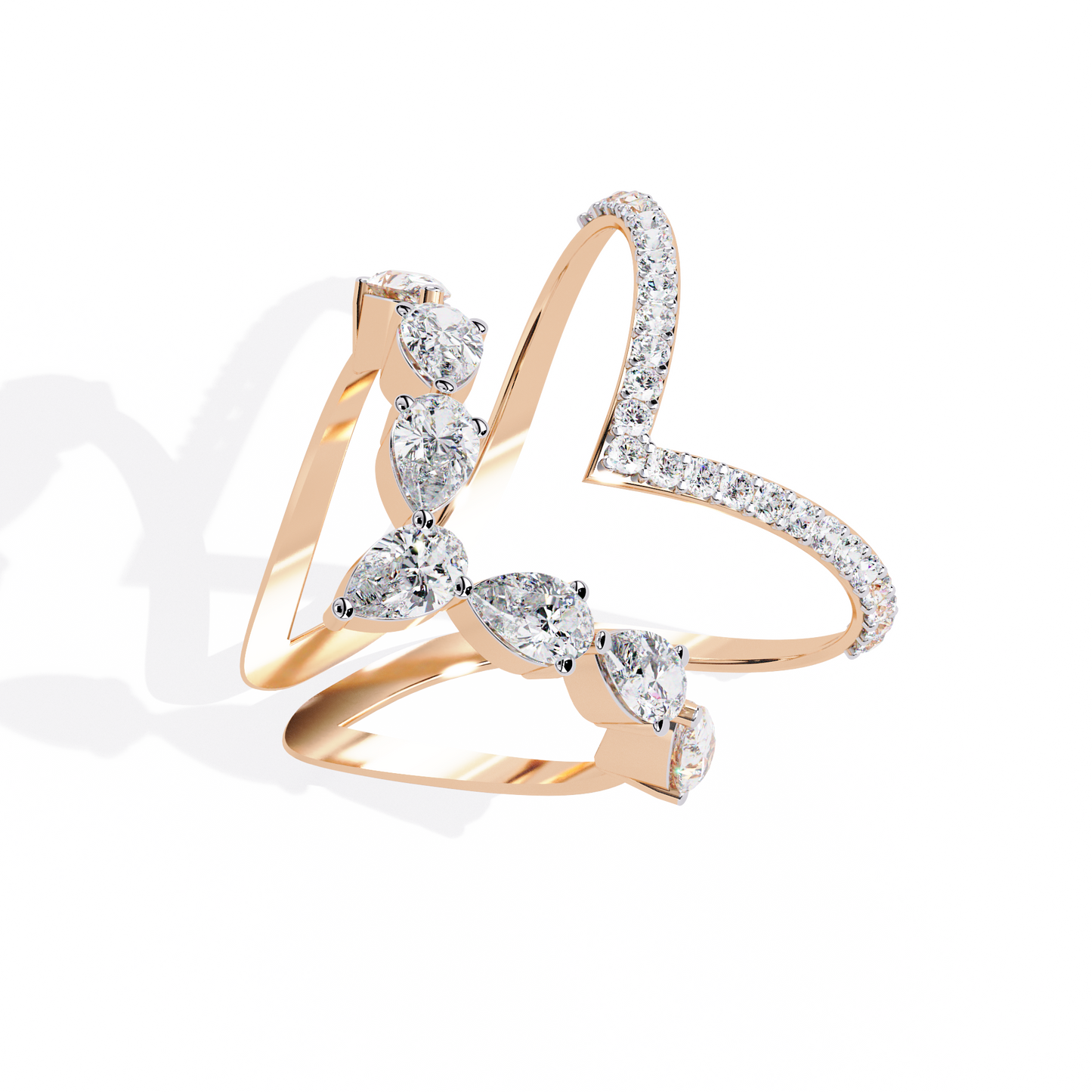 Butterfly Wing Wrap Ring