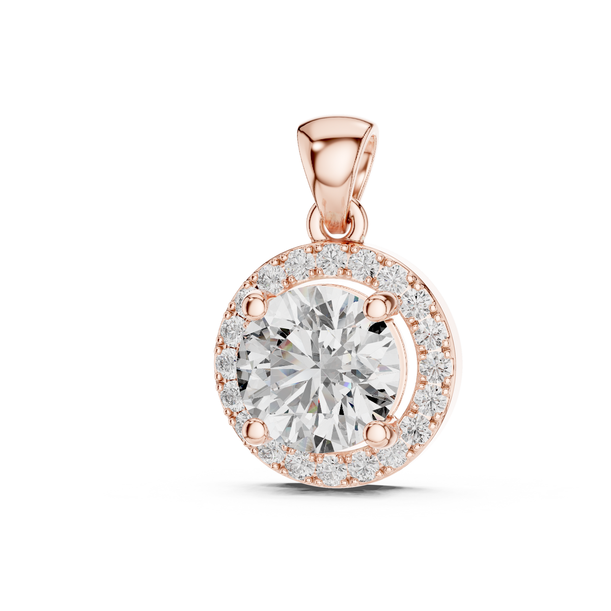 Classic Solitaire Diamond Pendant