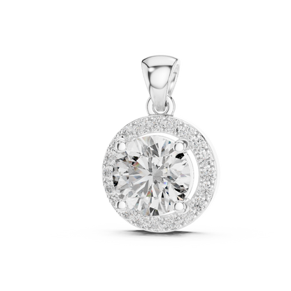 Classic Solitaire Diamond Pendant