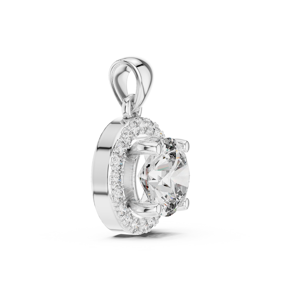 Classic Solitaire Diamond Pendant