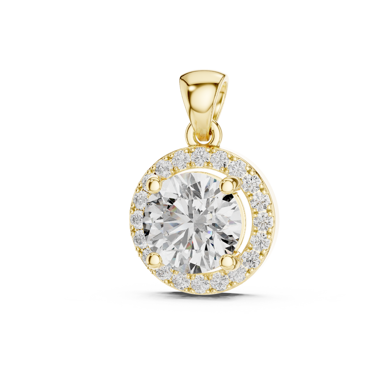 Classic Solitaire Diamond Pendant
