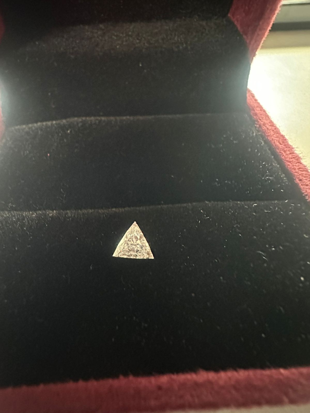 Triangle Cut Natural Diamond
