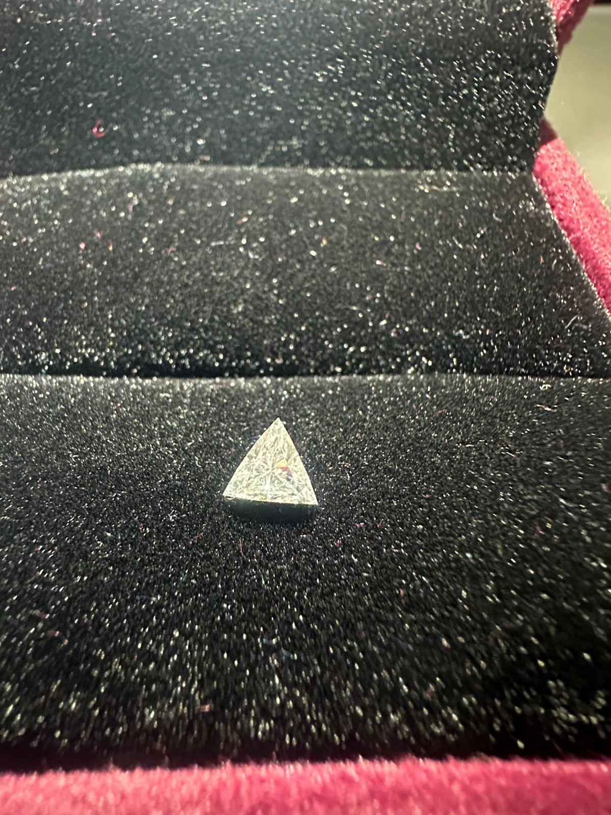 Triangle Cut Natural Diamond