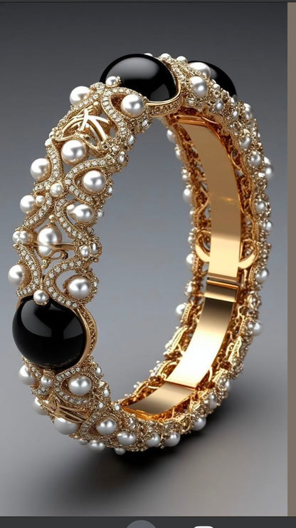Diamond Pave Statement Bracelet