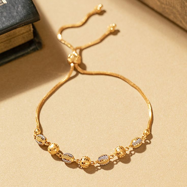 Textured Ball Chain Bracelet for Women