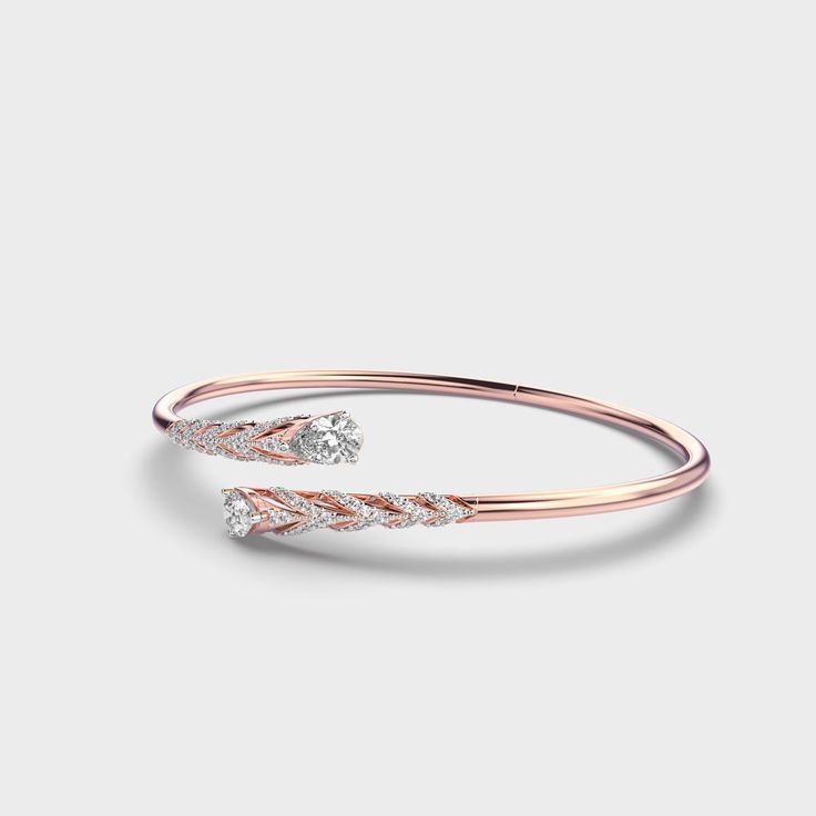 Nature’s Grace Diamond Cuff Bracelet