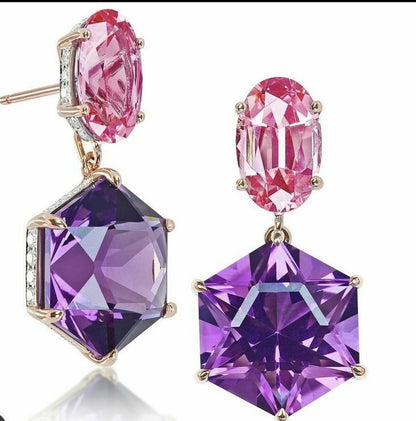 These are drop or dangle earrings