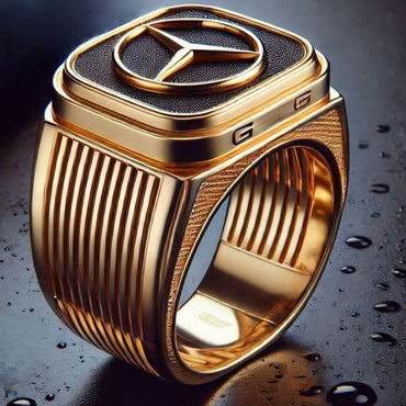 Mercedes-Benz G-Class Luxury Gold Signet Ring