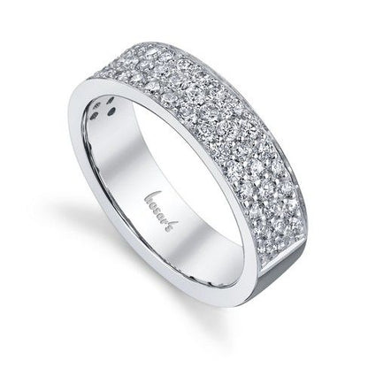 Three-Row Pavé Diamond Eternity Band