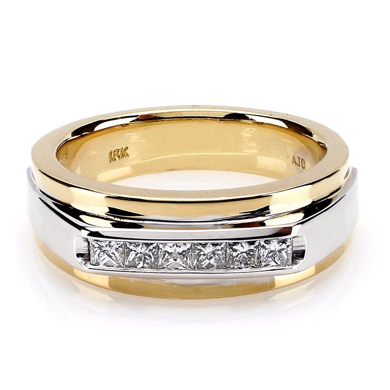 Channel-Set Diamond Band
