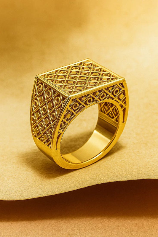 looks like a men's signet-style ring