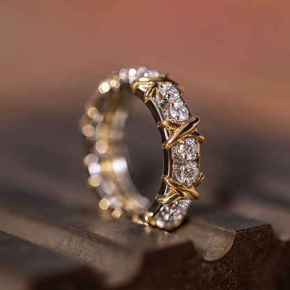 Schlumberger Sixteen Stone ring