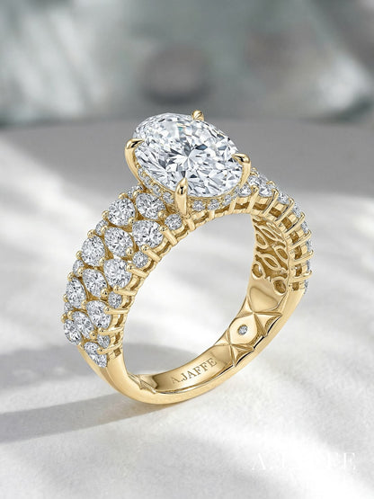 incredibly striking and luxurious engagement ring