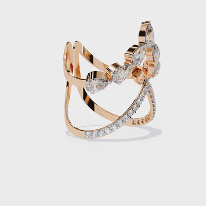 Butterfly Wing Wrap Ring