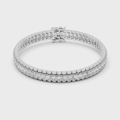 Luxury Multi-Row Diamond Bracelet
