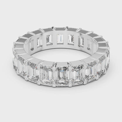 Emerald-Cut Diamond Eternity Band