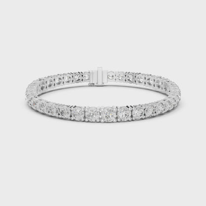 Classic Round Diamond Tennis Bracelet