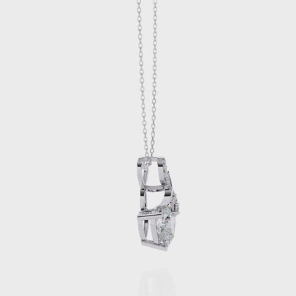 Sterling Silver Infinity Heart Pendant