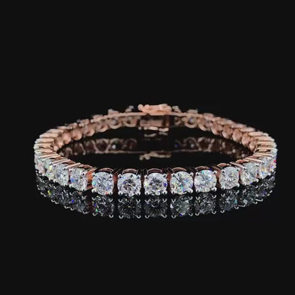 Luxury Round Diamond Tennis Bracelet