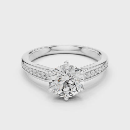 Round Diamond Engagement Ring