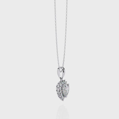 Heart Diamond Cluster Pendant