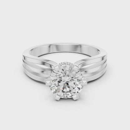 Classic Six-Prong Solitaire Diamond Ring