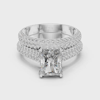 Radiant Cut Diamond Engagement Ring